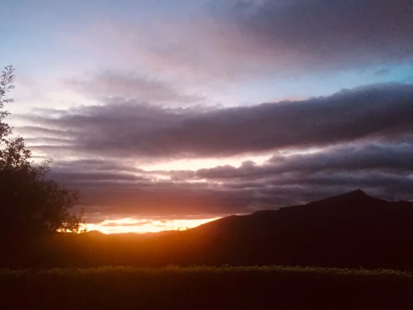 Lever de soleil sur la Rhune