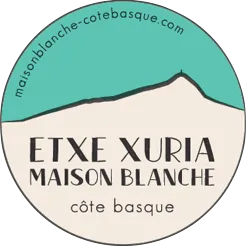 Logo Etxe Xuria, maison blanche de la Côte basque Logo Etxe Xuria, maison blanche de la Côte basque