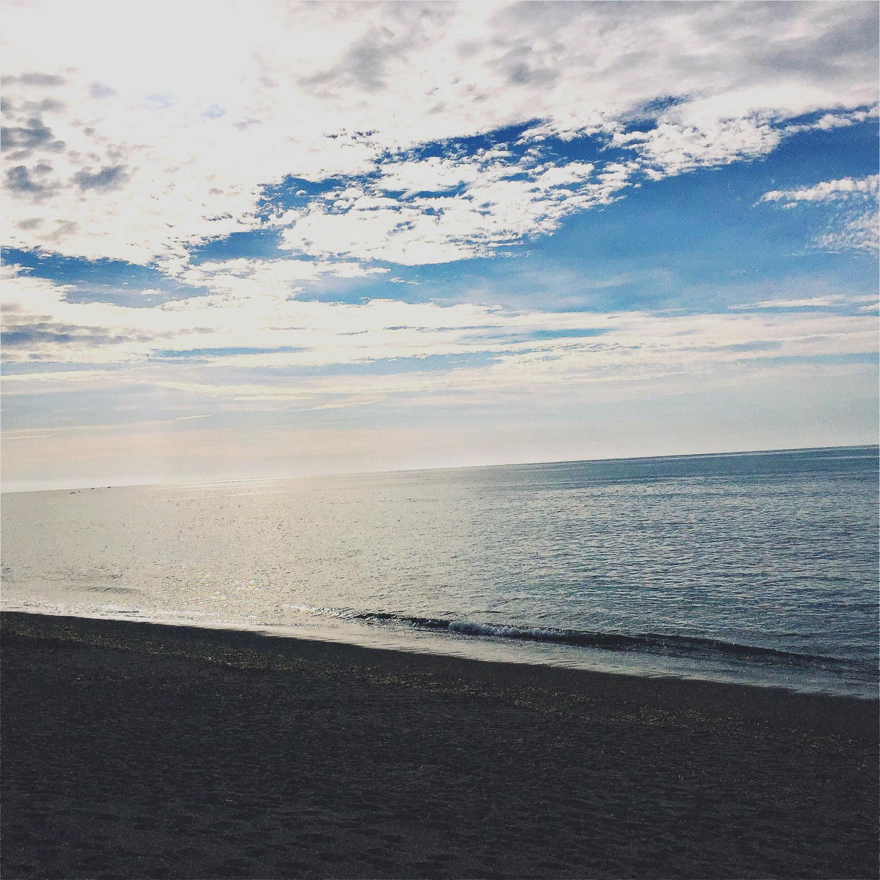 Depuis la plage de Saint-Jean de Luz